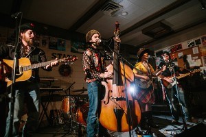 The Athabasca Barnburn has become a regular fixture at the Legion playing several shows a month. Brian Van Tighem photo. 