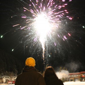 Patricia Street was bustling with people and unique events during the ATCO street party on Jan. 28. The event marked the end of Jasper in January. P. Clarke photo.