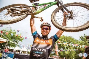 Ten years after racing in his first 24-hour mountain bike championship Jasper's Cory Wallace won the WEMBO World 24 Hour Solo Cmahopinions June 3 in Italy. Photo provided.