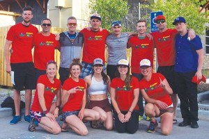 Back row from left to right: Jesse Olson, Mike D’Antonio, Chad Murphy, Alex Derksen, John White, Declan Unsworth, Royd Irwin and Brady Bangle. Front row from left to right: Alison Mason, Jessica Riemer, Becca Britton, Gillian Thompson, Amanda Schultz. Missing from the photo Alisson Ogle and Mathew Doig. Photo provided.