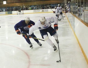 The Edmonton Oilers rookie orientation camp will be in Jasper from July 2 to 5. P Clarke photo.