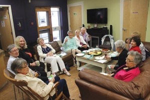 More than two dozen seniors enjoyed an afternoon of cheese and wine to celebrate seniors week on June 2. The event was hosted by Community Outreach Services. P. Clarke photo. 