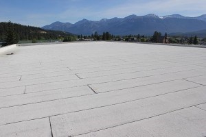 The entire roof of high school’s gymnasium (pictured here) will soon be covered in solar panels thanks to a $125,000 grant from the province. P. Clarke photo.