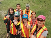 One hundred and forty staff from Parks Canada and the municipality managed to collect 1,710 kilograms of garbage during Stewardship Day, June 8. Photo provided