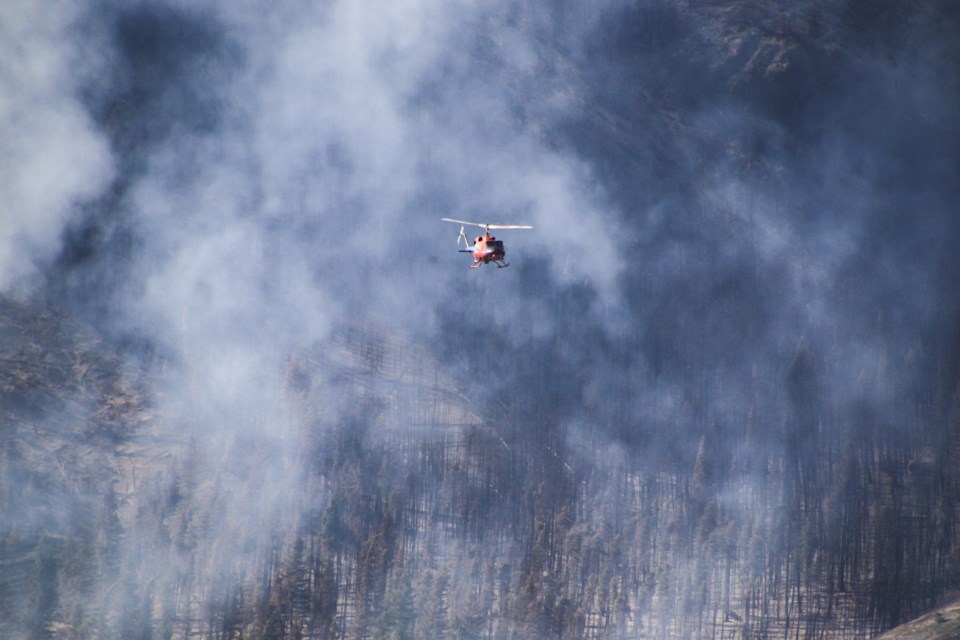 Sept 9 Bell 212 near Mt Greenock