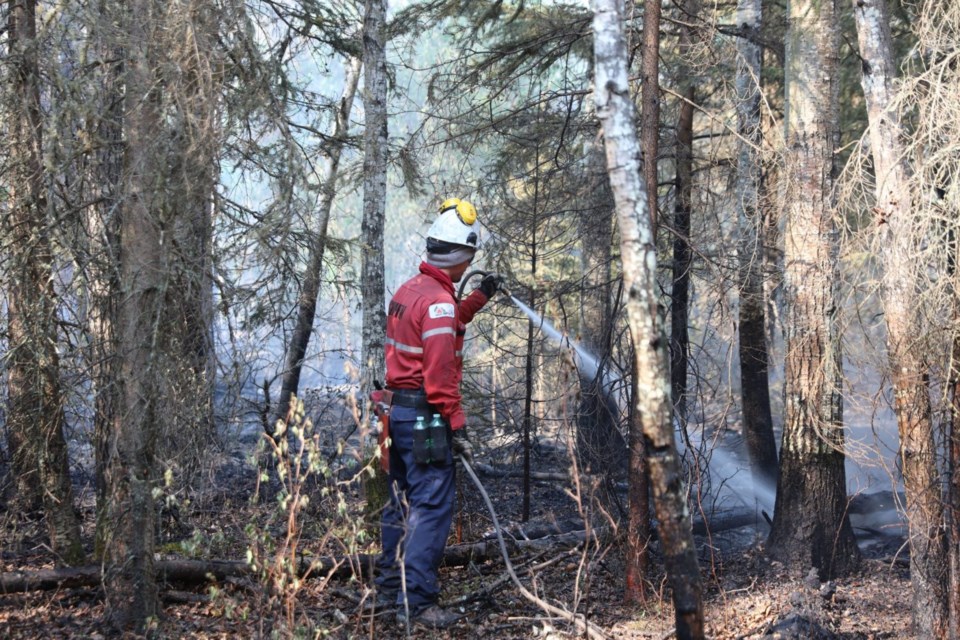 Wildfire Personnel Near Sturgeon Lake Complex-2