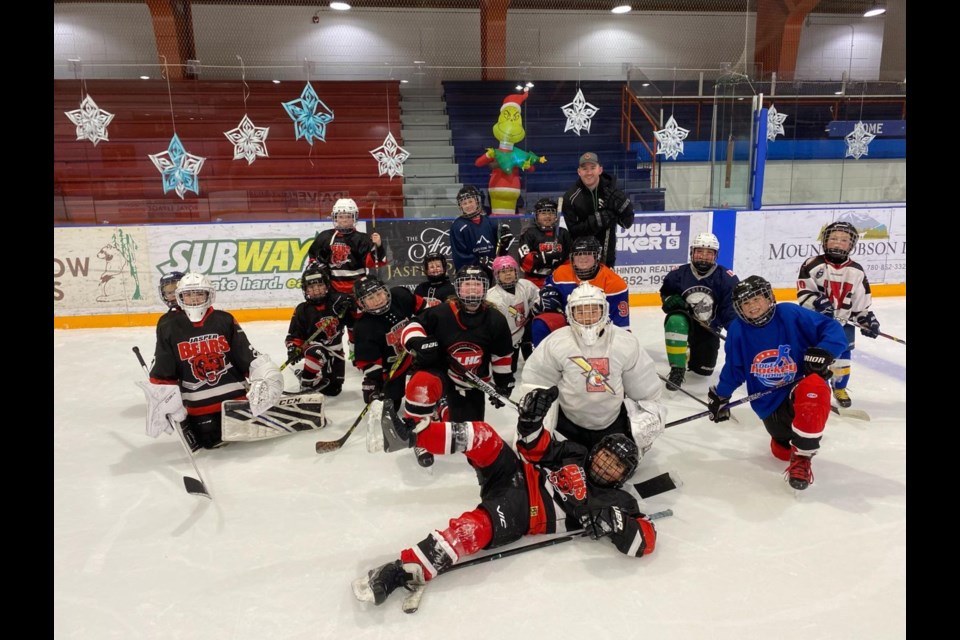 The Christmas Hockey Camp returned to Jasper on Dec. 27-28 following a COVID hiatus that lasted a few seasons. | Supplied photo