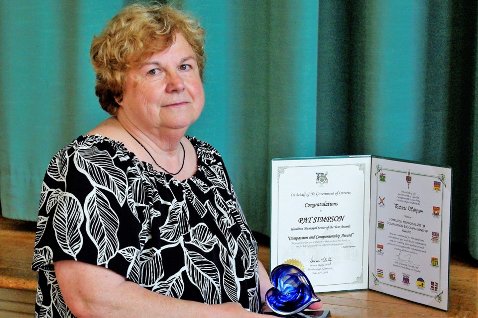 In 2019, Pat Simpson was honoured with both the Flamborough and Hamilton Senior of the Year awards.
