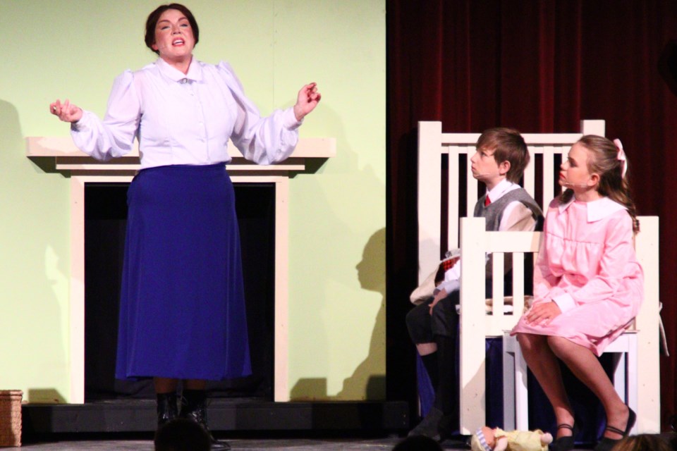 Scenes from the Flin Flon Community Choir's production of Mary Poppins.