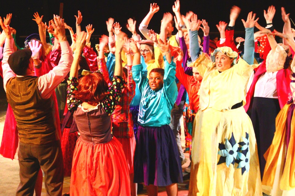 Scenes from the Flin Flon Community Choir's production of Mary Poppins.