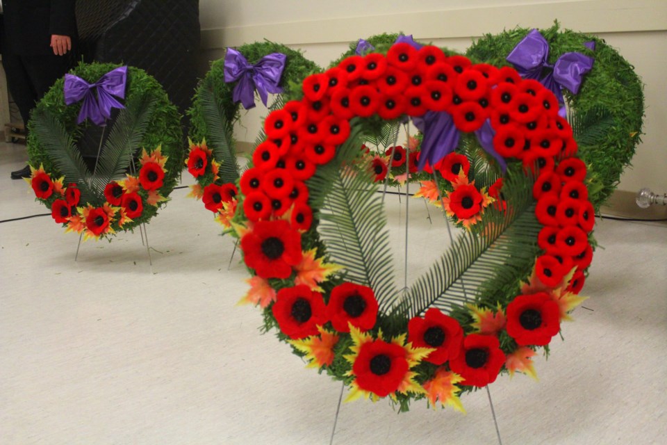 This gallery shows photos of the Royal Canadian Legion Branch No. 73 Remembrance Day ceremony, held Nov. 11 at the Legion Hall.