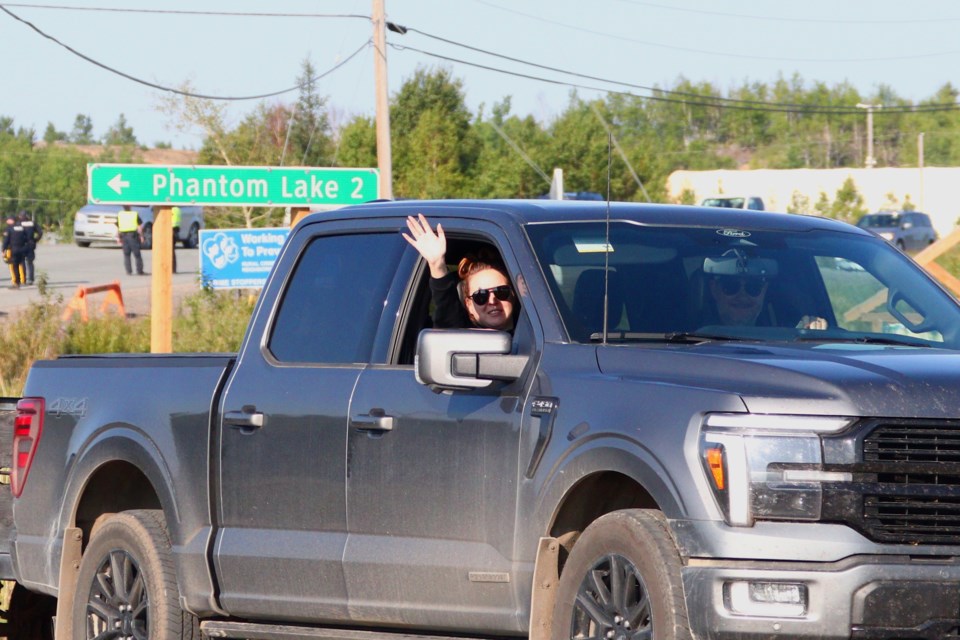 Flin Flonners were able to return home after a four-week-long evacuation June 25, arriving to a hometown mostly untouched by the flames. Checkpoints on the way into and out of town have been closed off, utilities and essential services are working and the public is able to return.