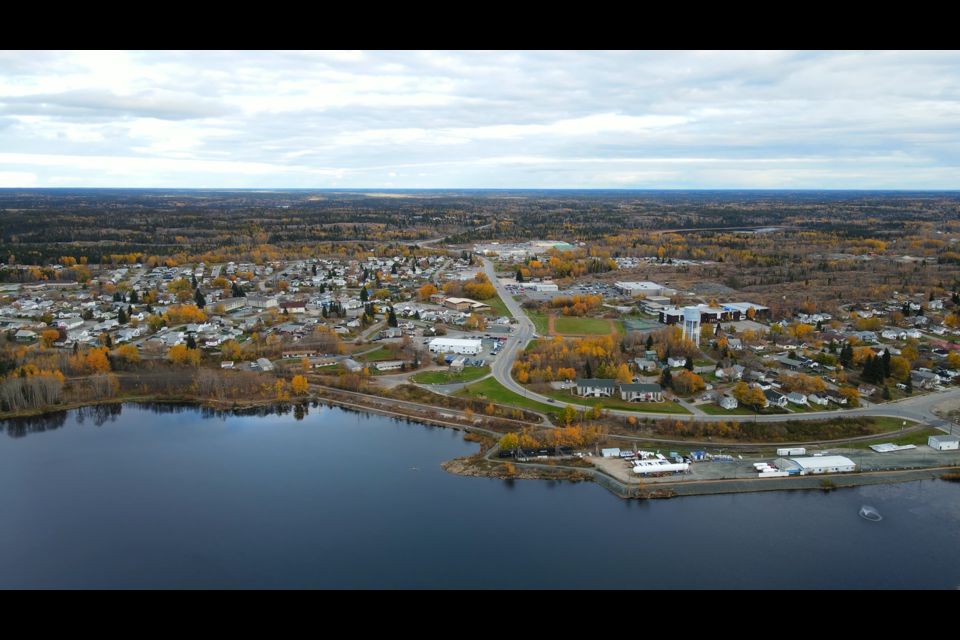 Flin Flon aerial