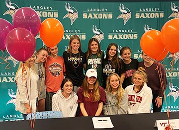 Langley's Anna Talbot will play women's lacrosse at Virginia Tech.