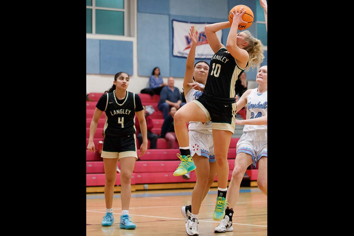 Langley rallies past W-L in girls basketball battle for first