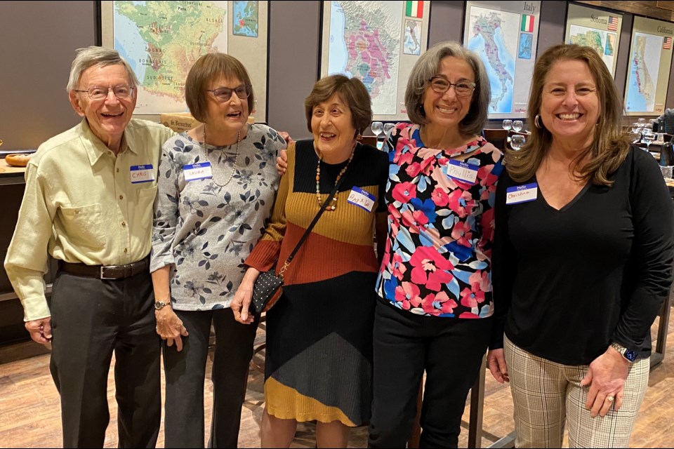 Scene from the Nov. 4, 2023, fund-raiser sponsored by the McLean branch of the AAUW and held at Total Wine.