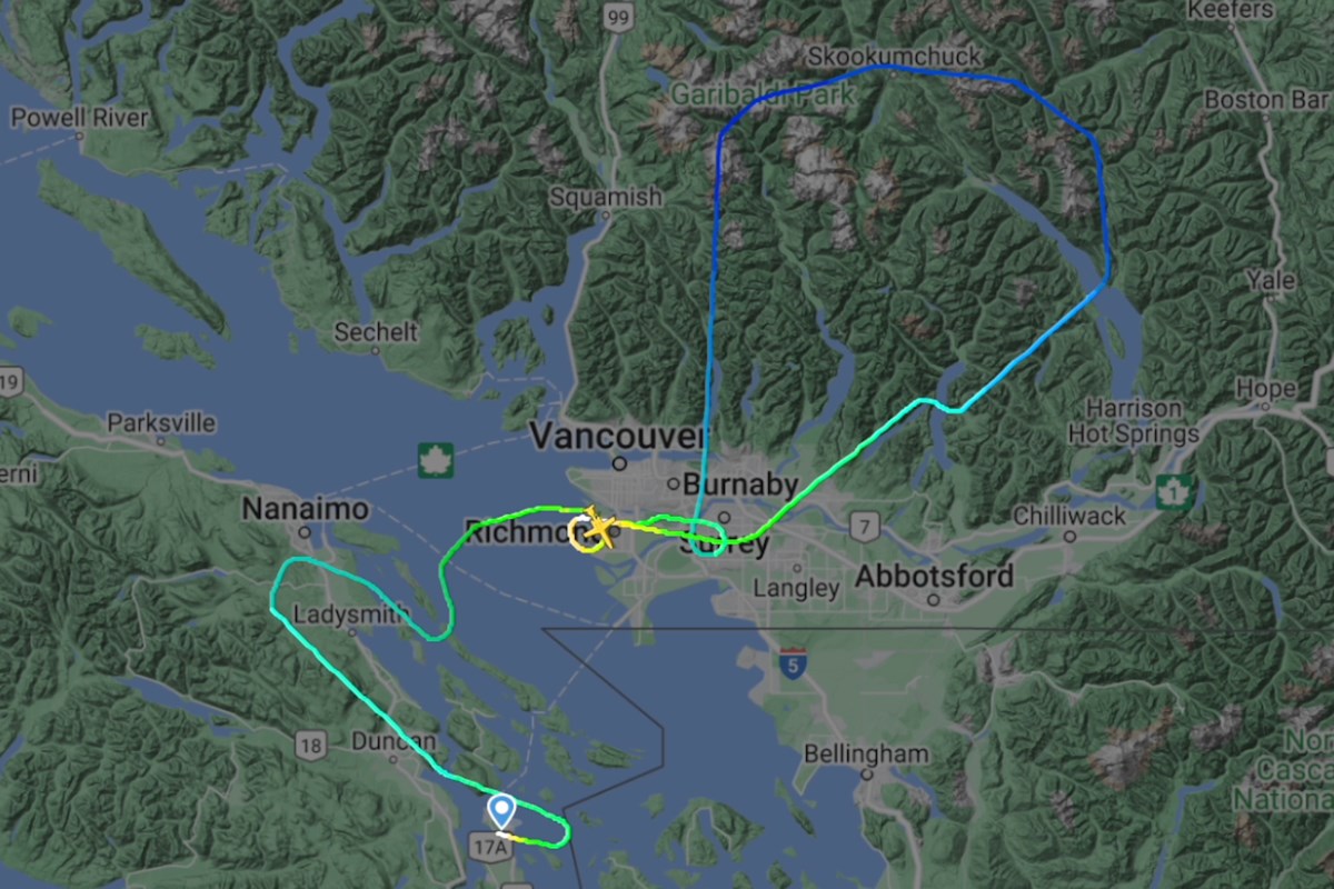 'Mechanical issue': Aircraft headed to Whitehorse makes landing in Vancouver
