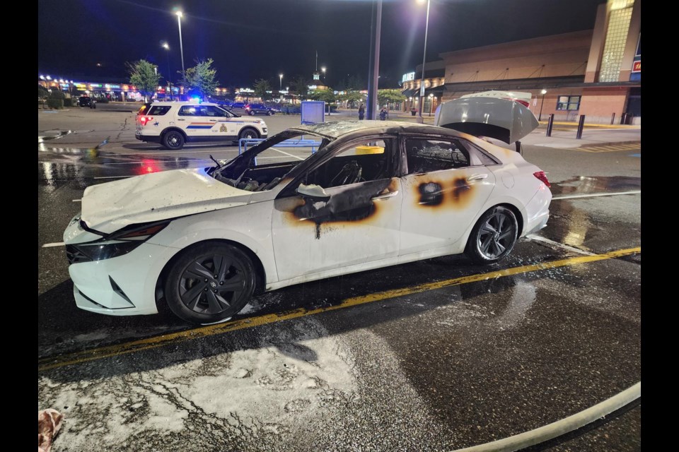 Young’s rental car was found on fire in the parking lot of the Junction Mall in Mission on the evening of Sunday July 30, according to Mission RCMP. 