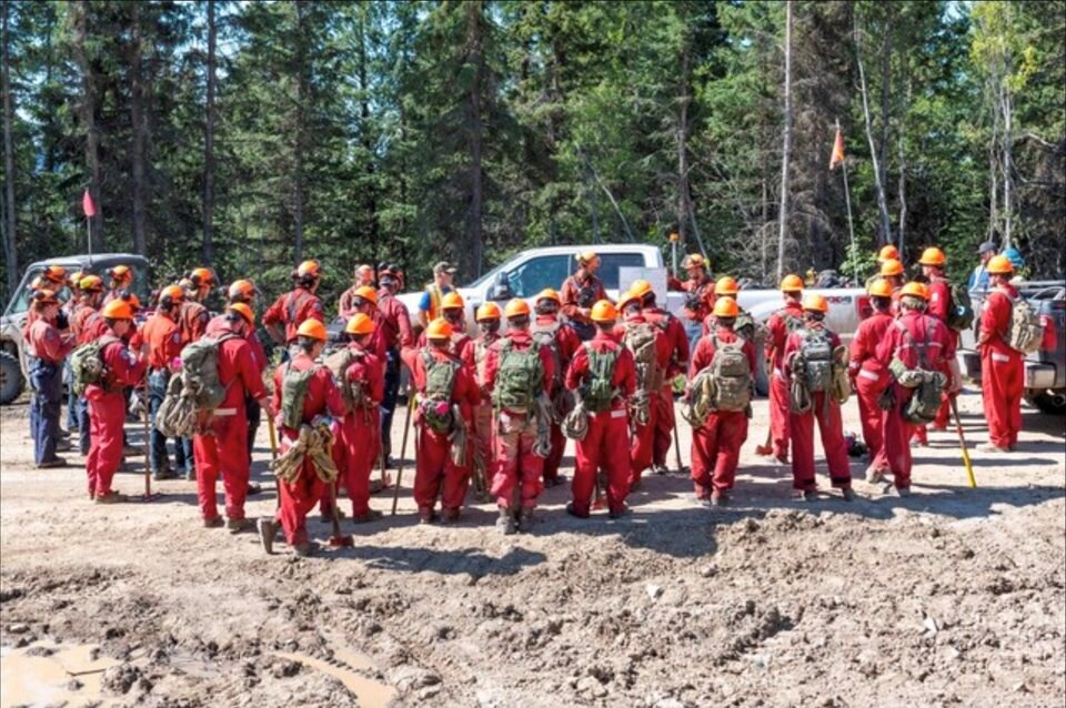Wildfire crew
