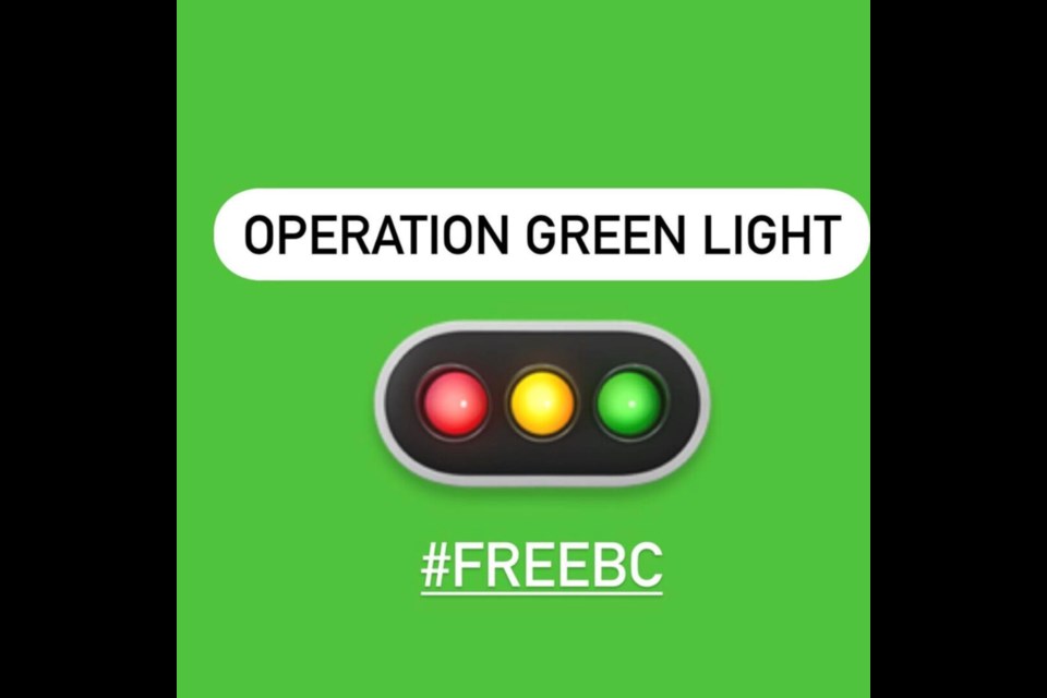 50 businesses owners across the Okanagan met Sunday afternoon to discuss what he calls "operation green light."