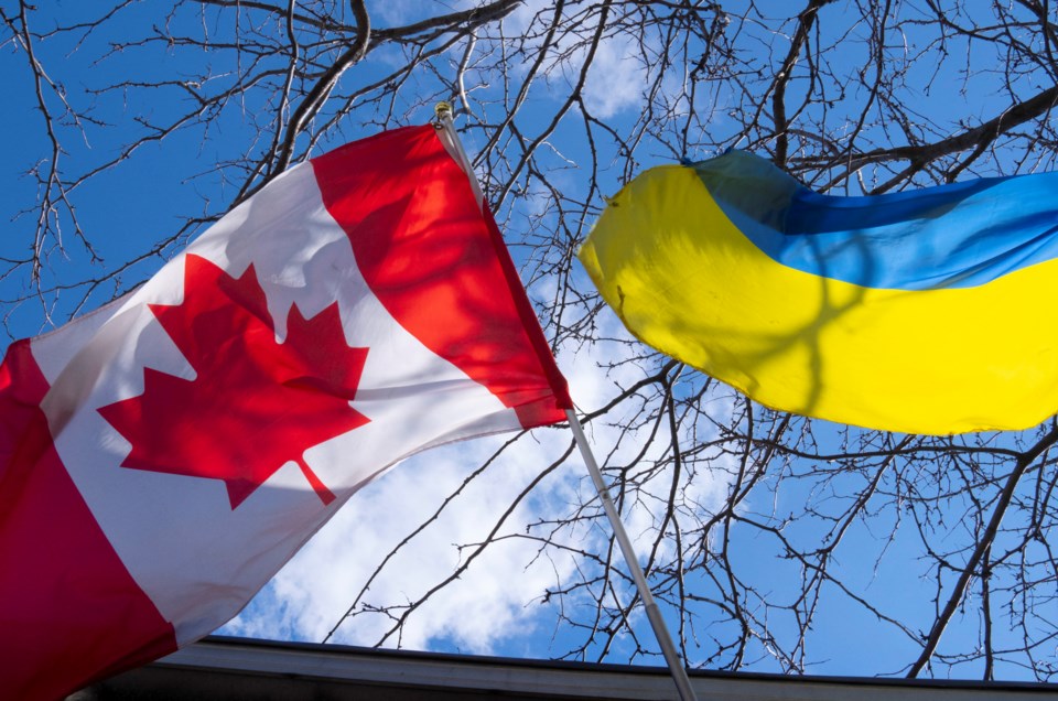 CanadaUkraineFlag