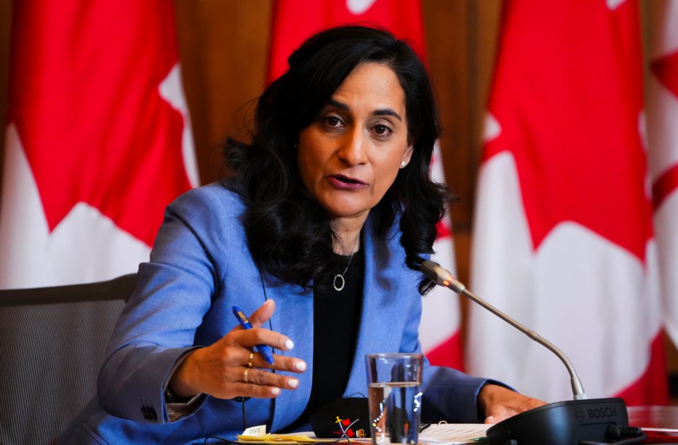 Minister of National Defence Anita Anand