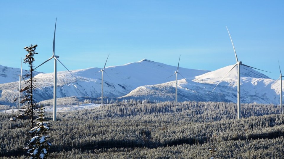 meikle wind farm, B.C.