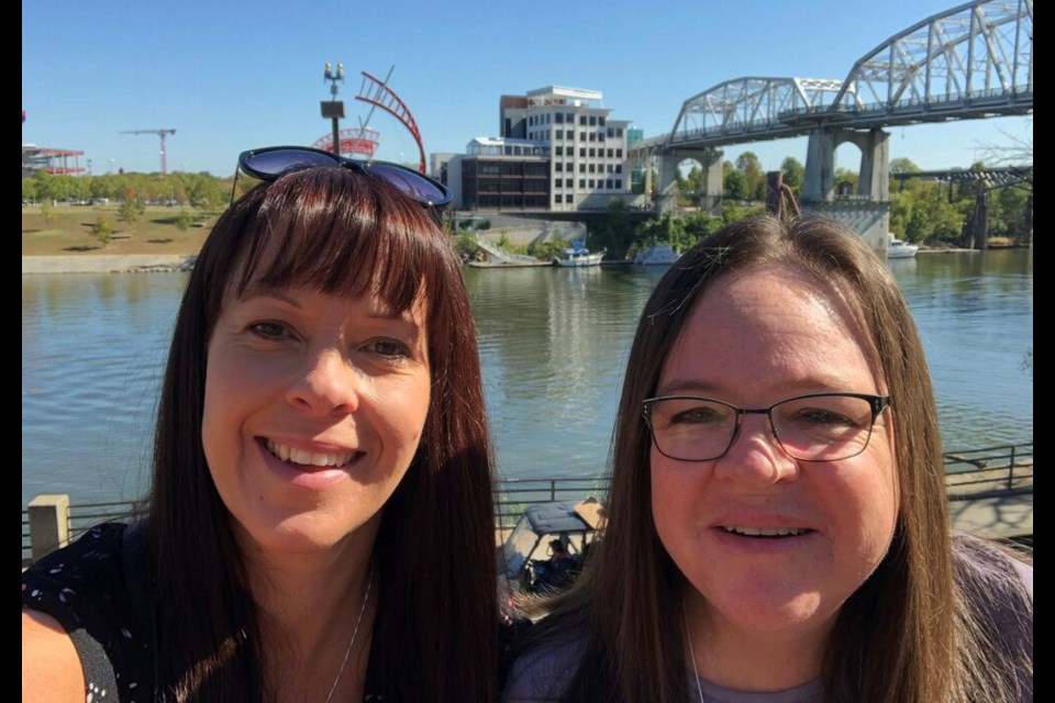 Abbotsford friends Hallie Jacobs and Jimi Meier came together to help collect donations for neighbours impacted by flooding in November 2021.