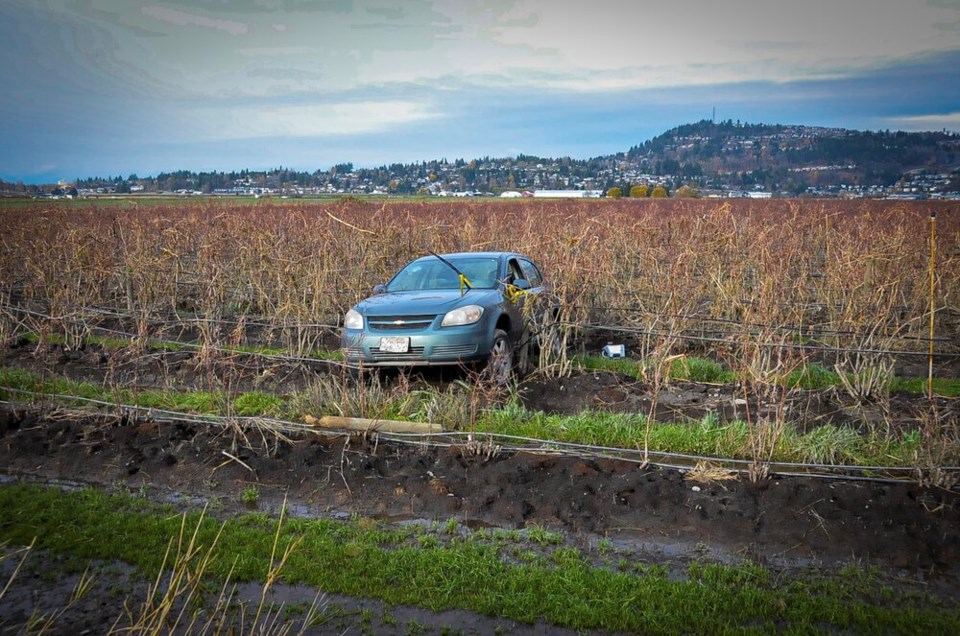 Swamped car