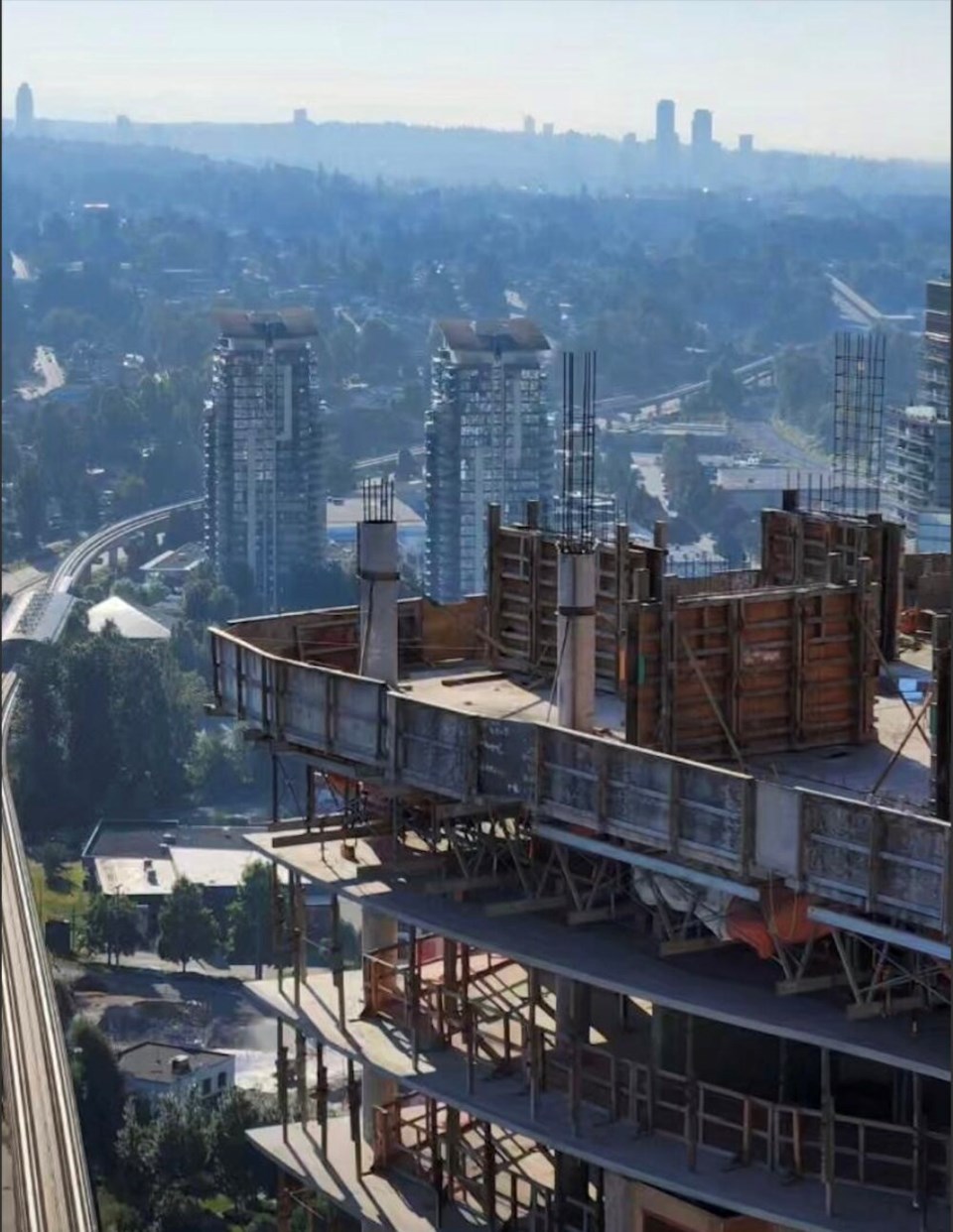 Burnaby high-rise apartment view