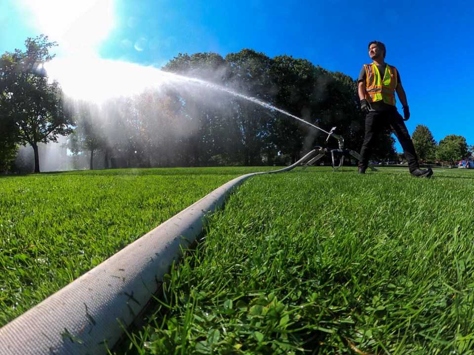 Vancouver water cannons