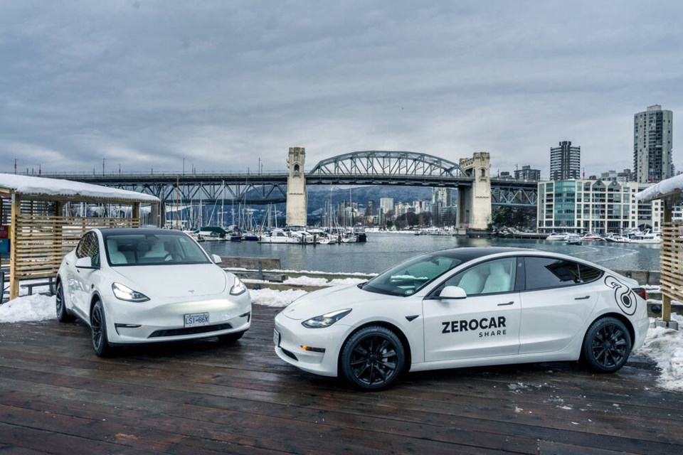 Zerocar's electric fleet of rental and car-share vehicles are exclusively Teslas, a strategy company head Jason Gagné says has helped them grow even as traditional car rental companies struggled through the pandemic.