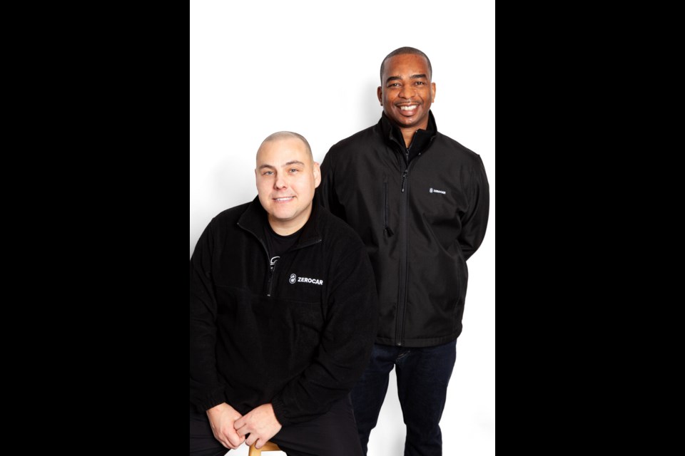 Zerocar CEO Jason Gagné and co-founder Raymond Reid originally launched Zerocar in Richmond, B.C., as a rental company in 2021 — a year later they have added a Tesla-only car-share service across the City of Vancouver and have plans to expand across the region.