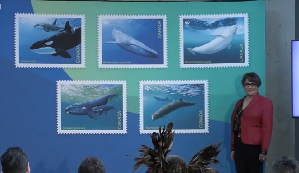 Whale stamps
