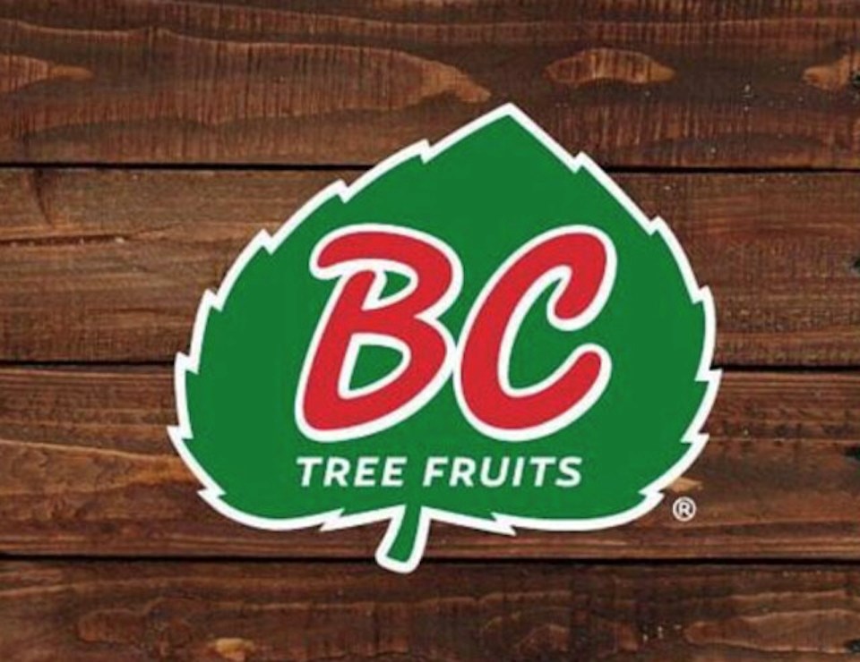 BC tree fruits sign