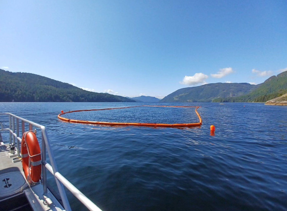 booms in the Alberni Inlet