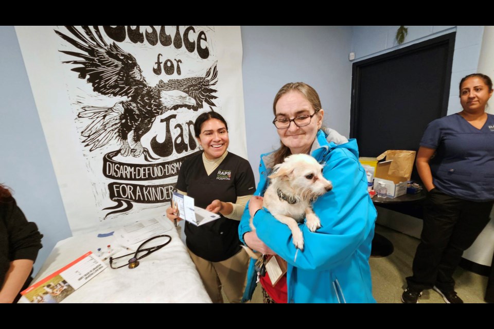 The event provided vaccines, routine checkups, flea treatments and other basic care. 