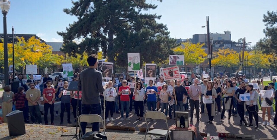 iraniancanadiansrallyinprotest