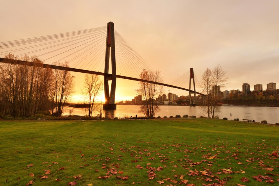 The SkyBridge between New Westminster and Surrey.