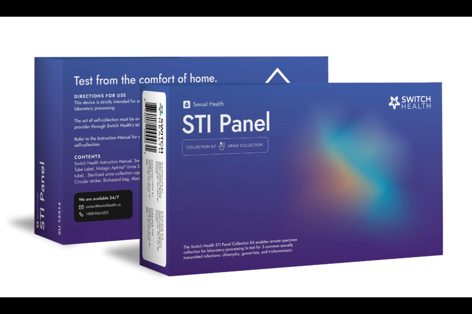 Switch Health to introduce at-home self collections kits for sexually transmitted infections (STIs).