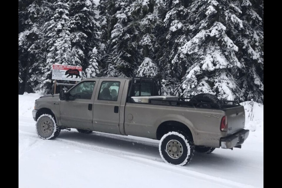 Ford F-350 was stolen Saturday night and was found as a burned shell on Monday morning.