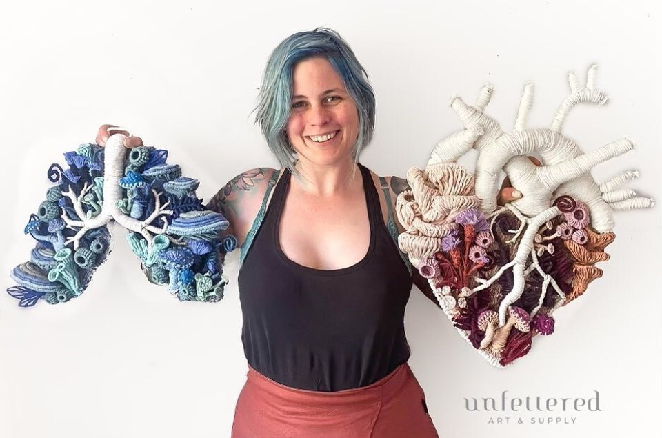 Janis Ledwell-Hunt is the face behind Ladysmith-based Etsy shop Unfettered Co.