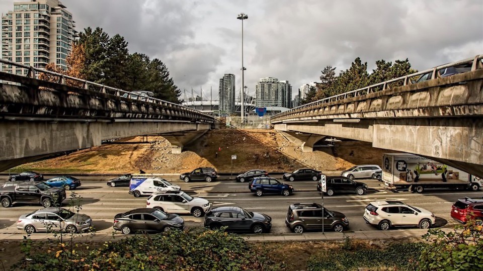 The Georgia and Dunsmuir viaducts were rebuilt in the 1960s as part of an anticipated freeway network.