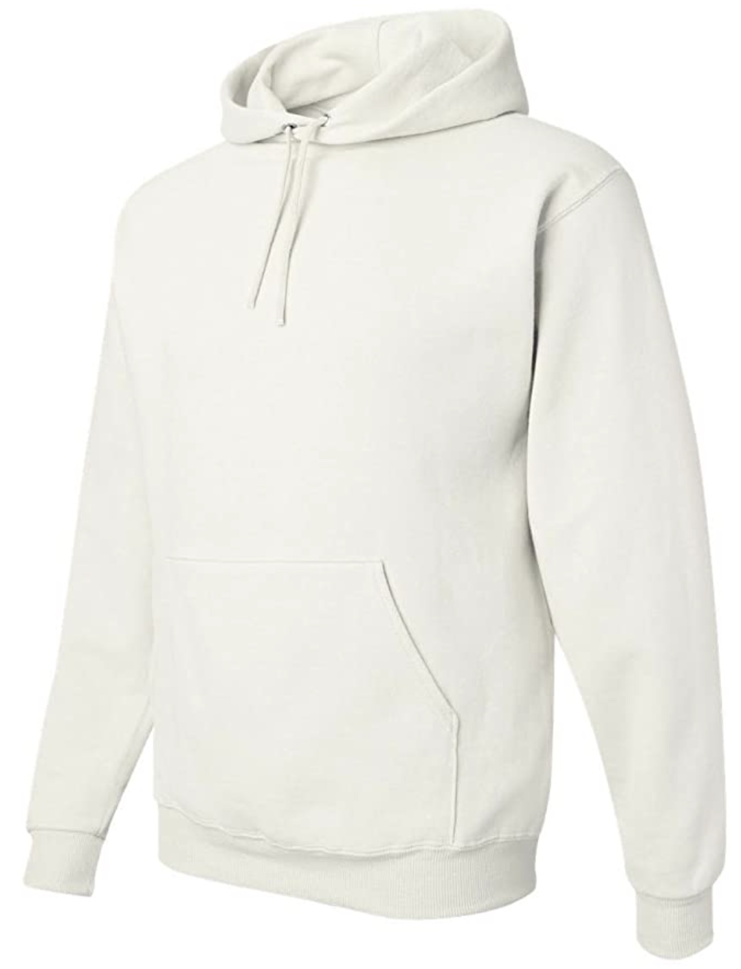 Amazon basics white hoodie.