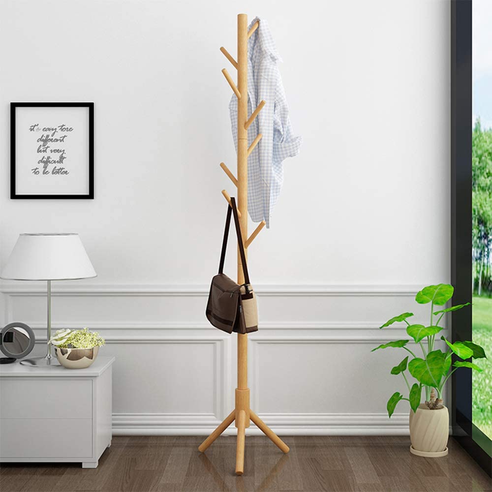 Beech coat rack. 