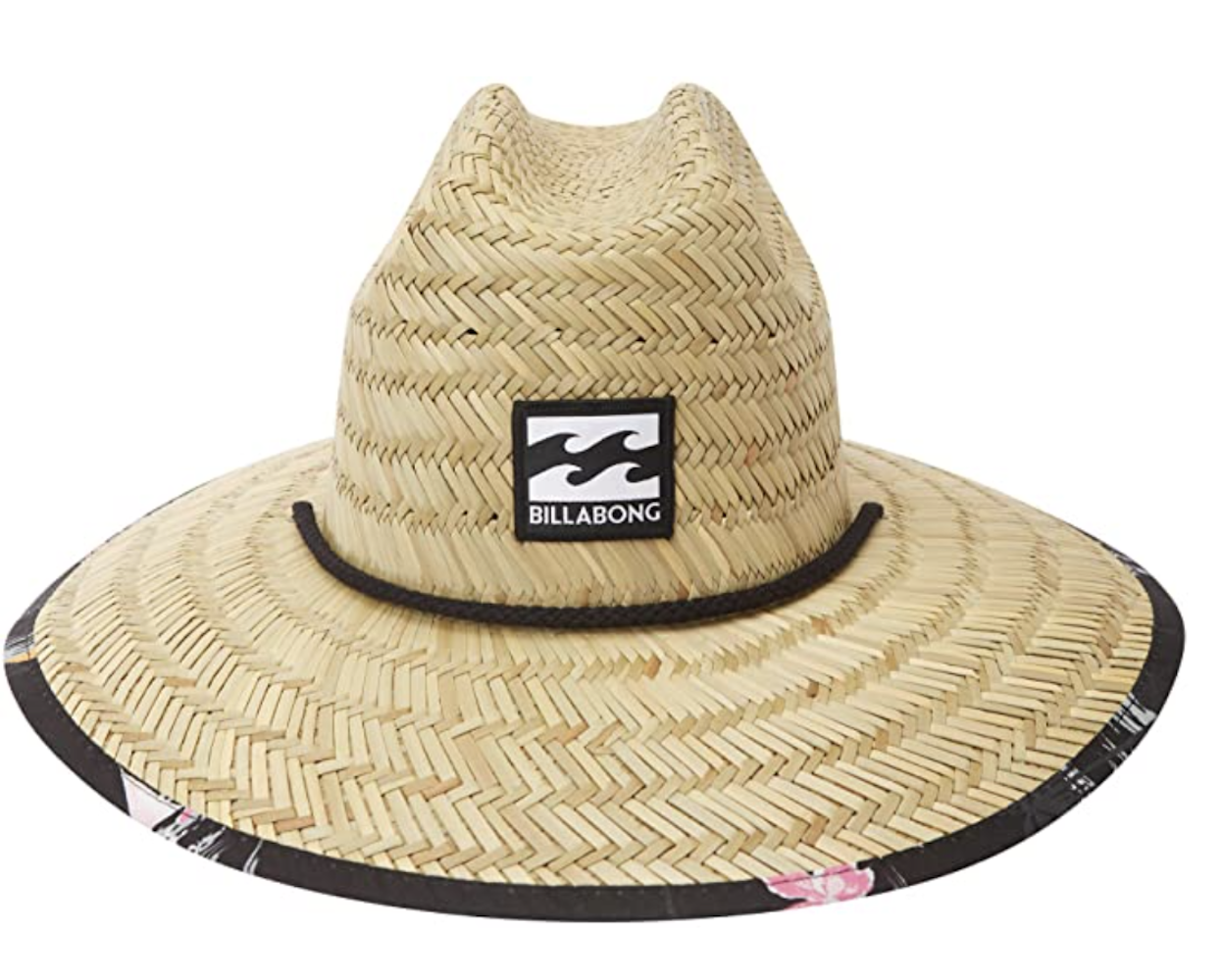 Raffia lifeguard hat.