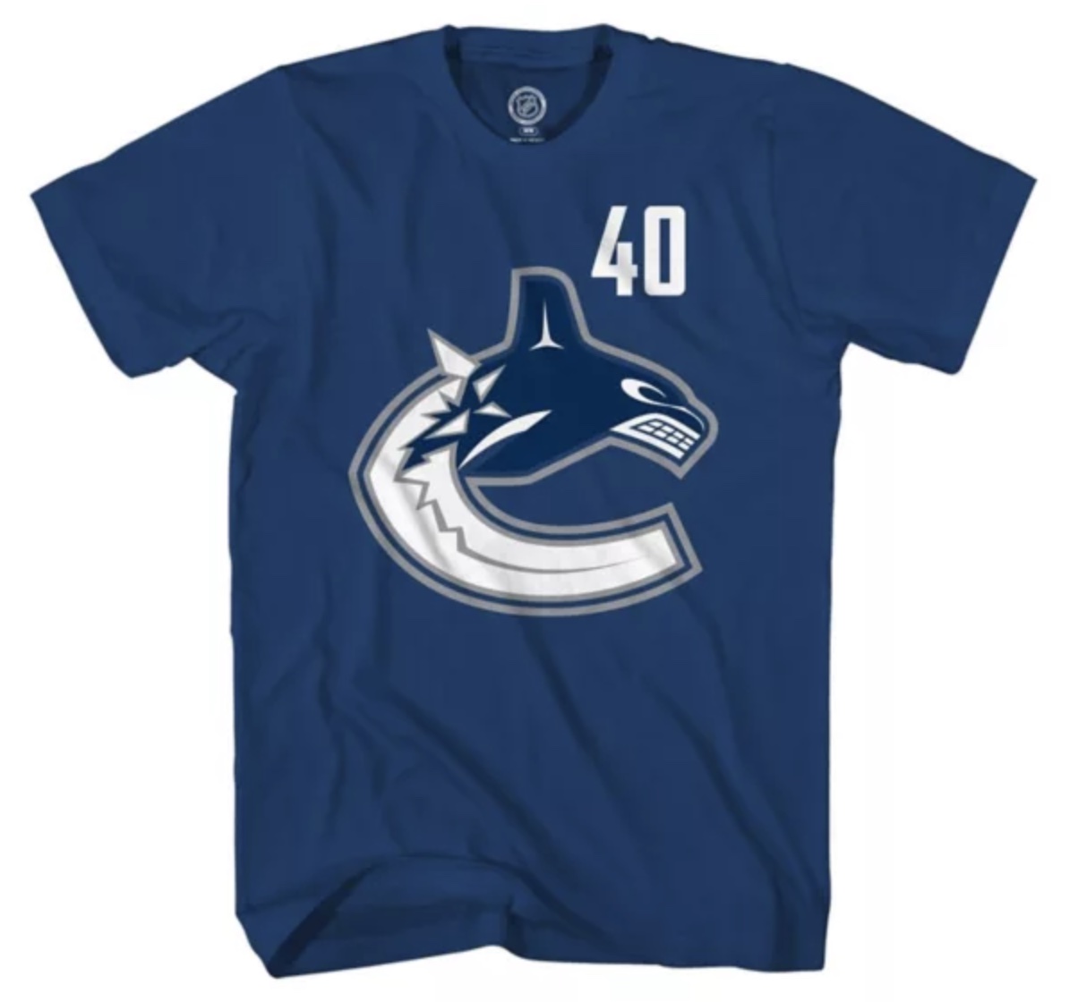 Canucks tshirt.