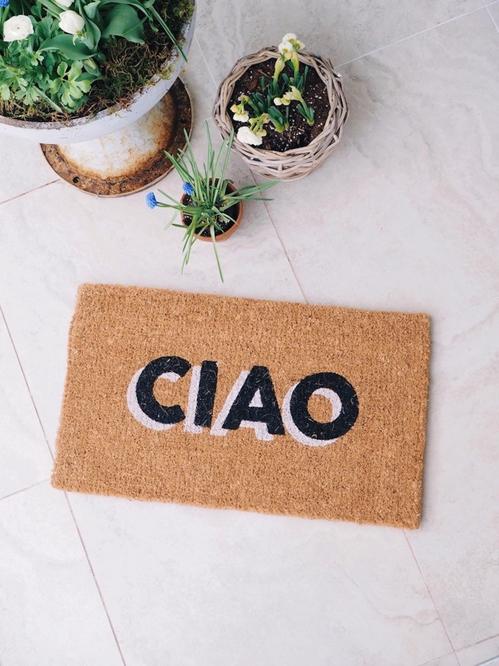 Ciao doormat.