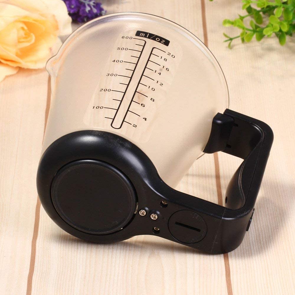 Digital measuring cup. 