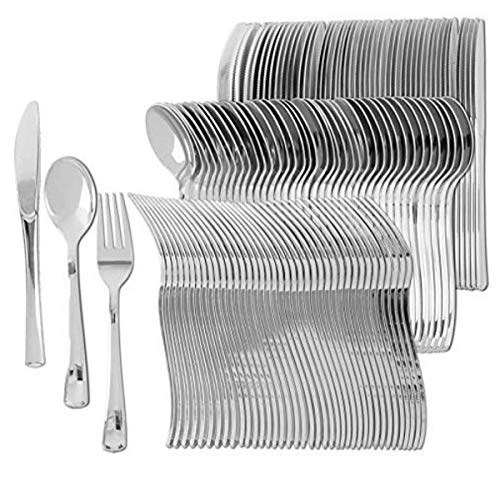 Disposable cutlery set. 